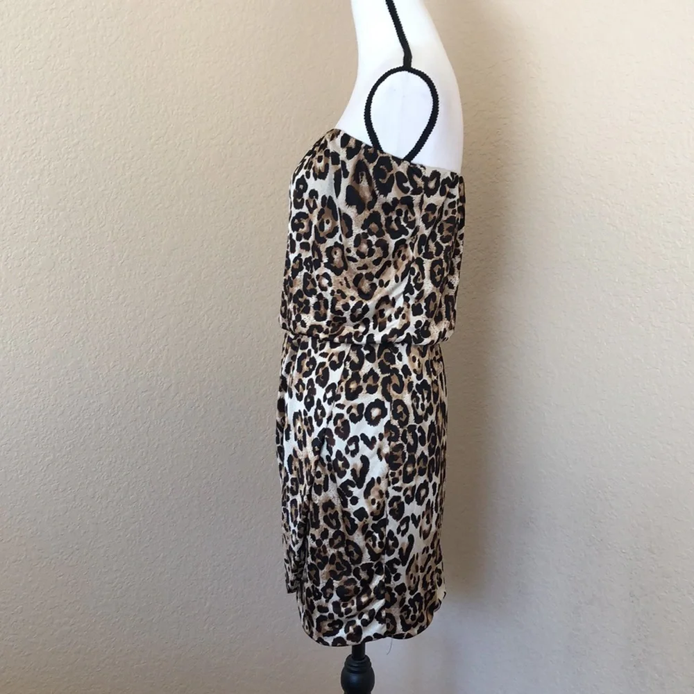 Speechless Animal Print Strapless Dress - Picture 2 of 4